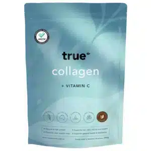 Collagen Premium hydrolysed peptides with added Vitamin C. Made with Australian grass-fed collagen Effortless dissolvability Vitamin C for enhanced absorption Flavour 300g bag (30 serves) Rich Chocolate Natural Fruit Punch Mixed Berry Grape French Vanilla $45.00